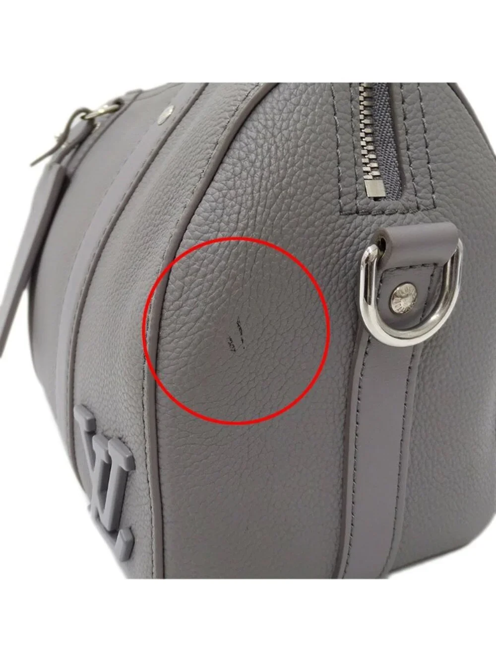 Louis Vuitton LV Aerogram Shoulder Bag City Keepall Gray
